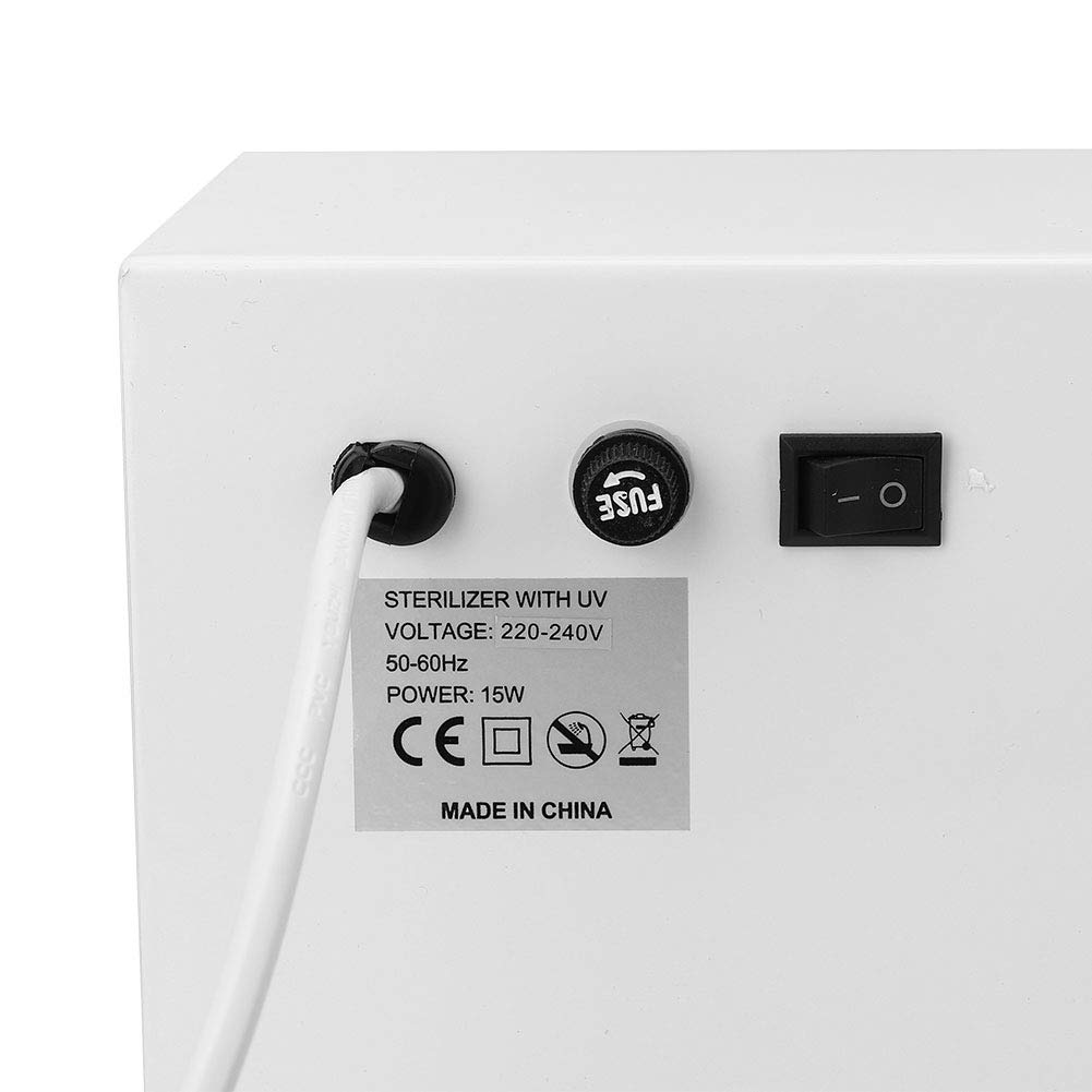 YUYTE Gabinete de Esterilizador Estetica UV, 5.8L Caja de Esterilización, Equipo de Desinfección Salud para Toallas y Biberón para Salones de Belleza(EU)