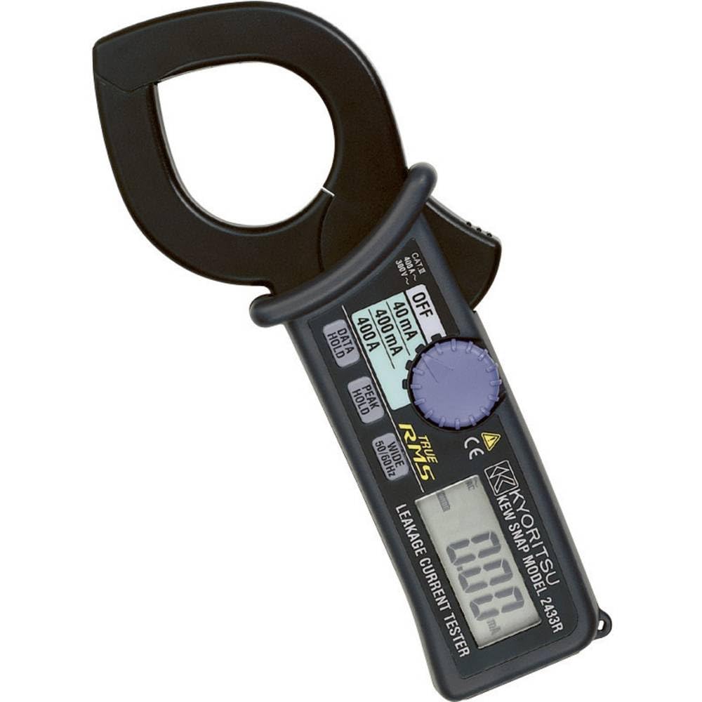 Kyoritsu KEW 2433R Current Clamp, Handheld Multimeter Digital CAT III 300 V Display (Counts): 4000