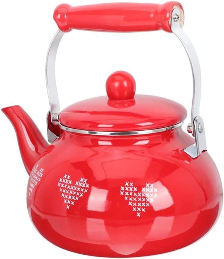 Thickened Enamel Tea Kettle Heating Water Kettle l Teakettle Water Kettle