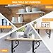 10 Pack Decorative Shelf Brackets,L Bracket for Shelves,7.4Inch Wall Mounted L Shape Shelf Bracket,Heavy Duty Shelf Brackets Metal Corner Brace Right Angle Bracket Shelf Support with Screws,Black