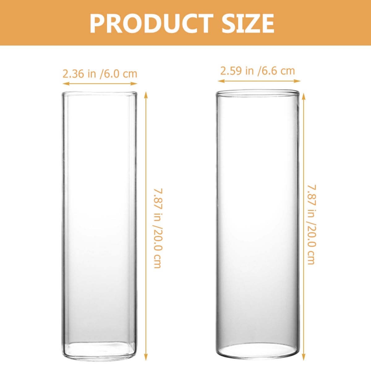 SHINEOFI Bicchieri da Cocktail in Vetro 2 Pezzi, 600ml, Trasparenti | Uso Bar e Ktv, Linee Decorative per Bevande, Set Doppio per Servizio e Presentazione