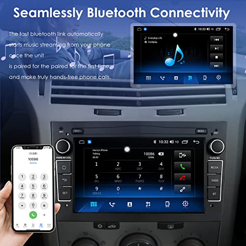 Android 10 Navigation GPS pour Voiture Compatible avec Opel Antara/Astra/Combo/Corsa C/Corsa D Prise en Charge du Volant… - Image 3