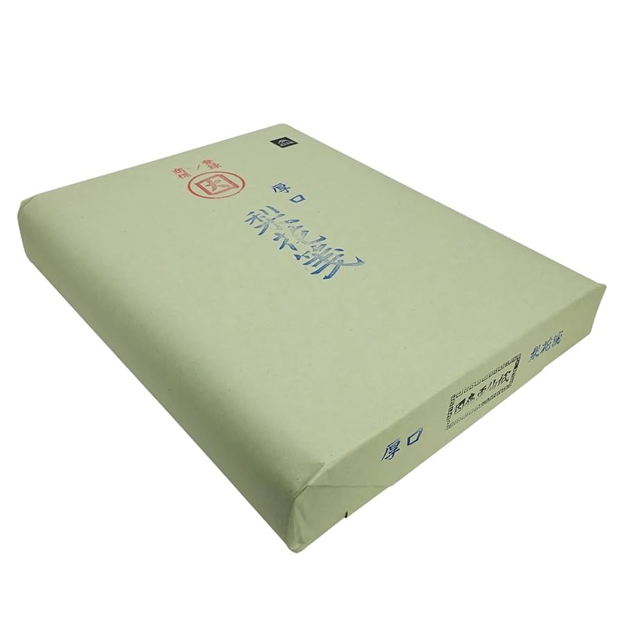 墨研】因州和紙◇純手漉一番本草箋 全紙◇残