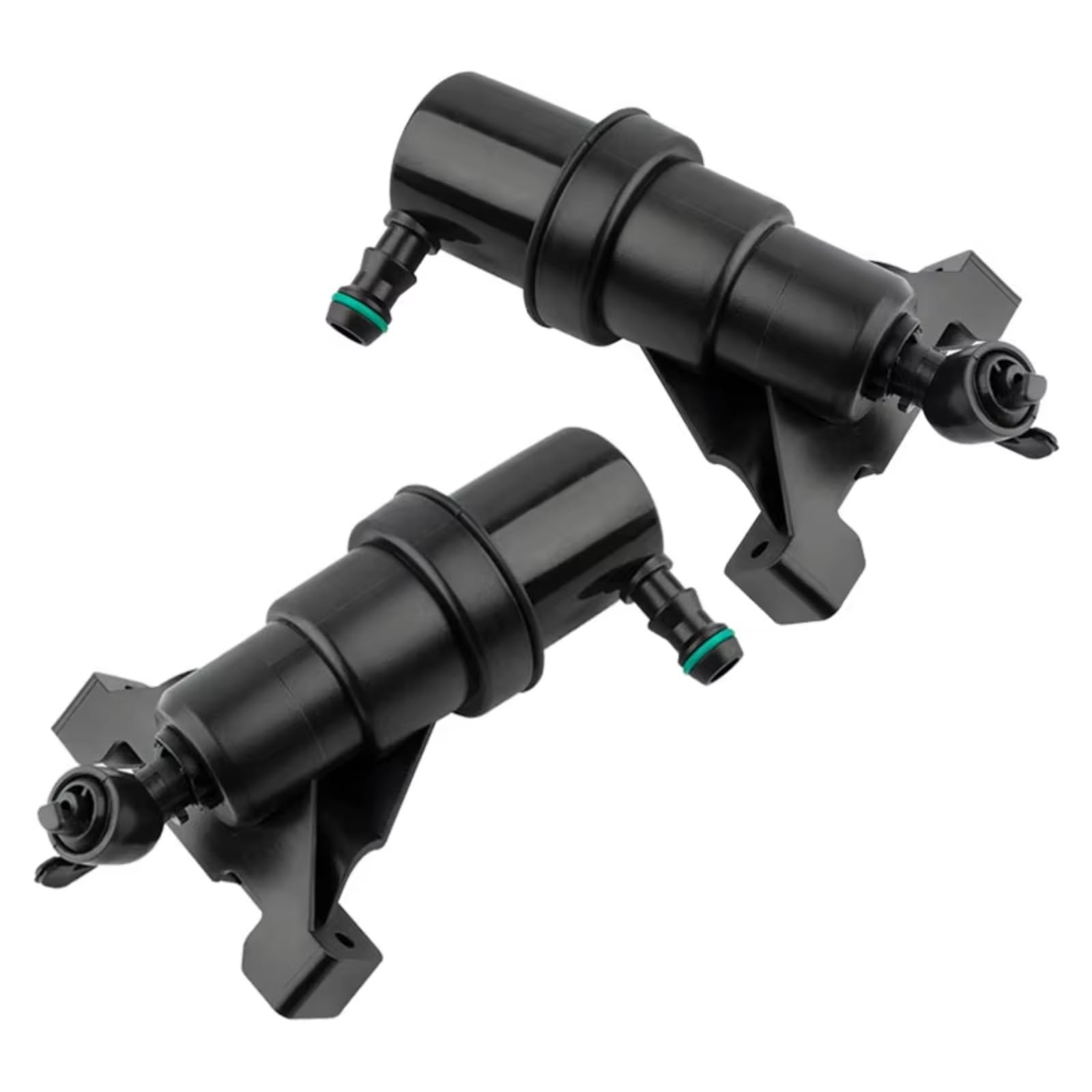 Spray Nozzle Compatible with BMW for E66 for 730Li for 740Li 2 Pcs Lhd RHD Headlamp Washer Nozzle Jet Sprayer Replacement Accessories 61677137401