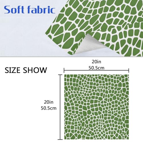 Servilletas de tela multicolor pack de 6 20x20 pulgadas miniatura 6