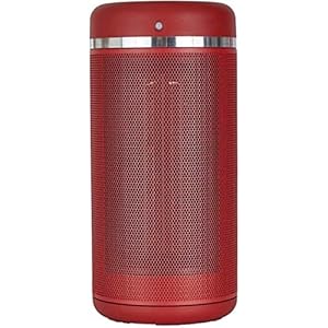 Verwarmingselementen elektrische ventilatorkachel – draagbare elektrische ventilatorkachels voor thuis slaapkamer kantoor bureau camping, voor thuiskantoor en binnen snelle verwarming, rood