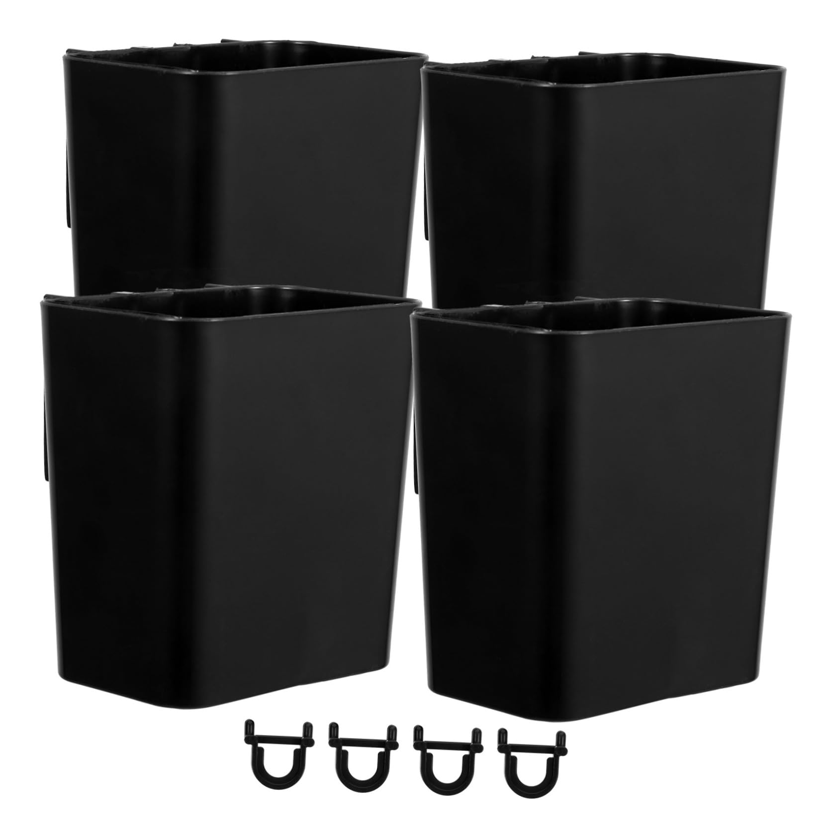 SOLUSTRE 4pcs Iron Pegboard Storage Basket Small Pegboard Hook Organizer Easy Install Decorative Storage Bin