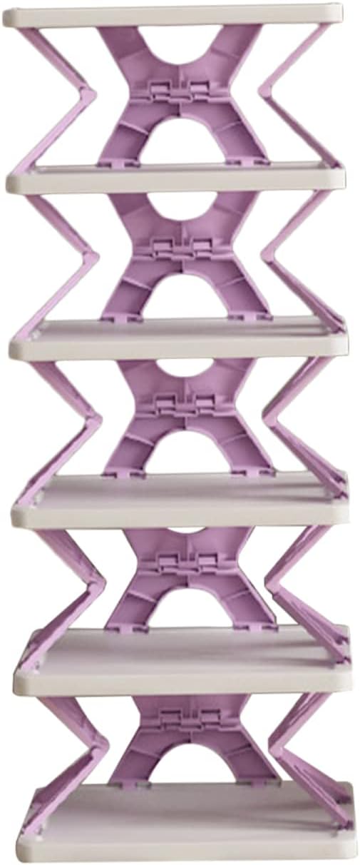 Unomor Shoe Cabinet for Entryway Folding Shoe Rack Closet Storage Organizer Space-Saving Design