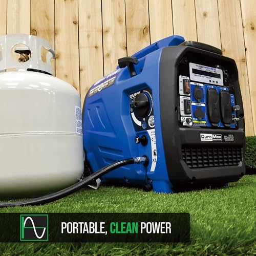 Image of DuroMax XP2300iH 2,300-Watt Dual Fuel Portable Digital Inverter Generator - Gas & Propane, RV & Emergency Ready