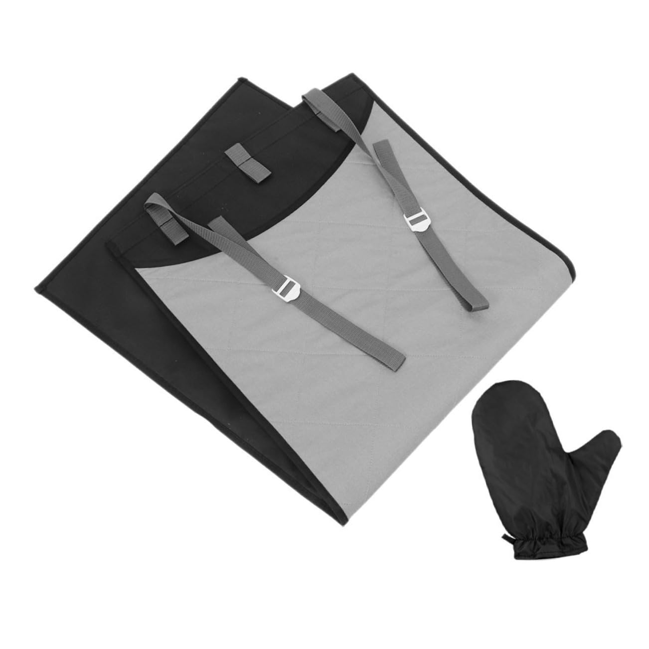 Faltbare Bügelmatte über Tür, Tragbar, für Reisen und Zuhause | Baumwolle, Polyester und Oxford Gewebe mit Dampffestem Handschuh 1 Satz Platzsparende Lösung