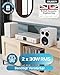 MAJORITY D70X Lautsprecher Boxen | 2 x 30W Regallautsprecher Passiv | HiFi Lautsprecher Doppeltreibern Lautsprechermembranen aus Kohlefaser | DJ Boxen 6Ω Impedanz & 40HZ-20KHZ Frequenzgang (Weiß)