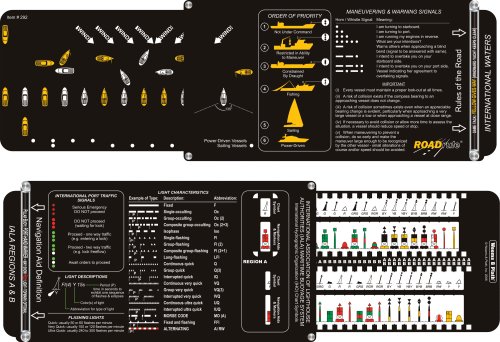 Weems & Plath Marine Navigation ROADrule Marine Navigation Aids, Rules of The Road and Light Characteristics (IALA, International Waters)