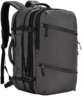 MIER 40L Carry on Travel Backpack Expandable Flight Approved Business Bag, Grey