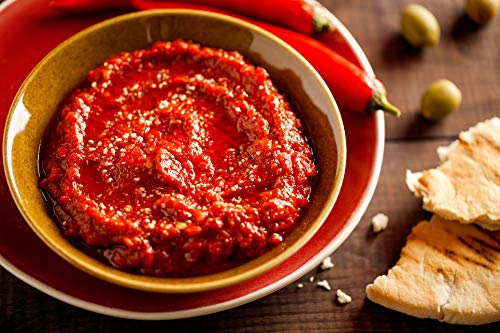 Tunisian Spicy Harissa Sauce - Smoky, Spicy Hot Chili Pepper Paste from Kartago - 7.05 Oz (Pack of 2)