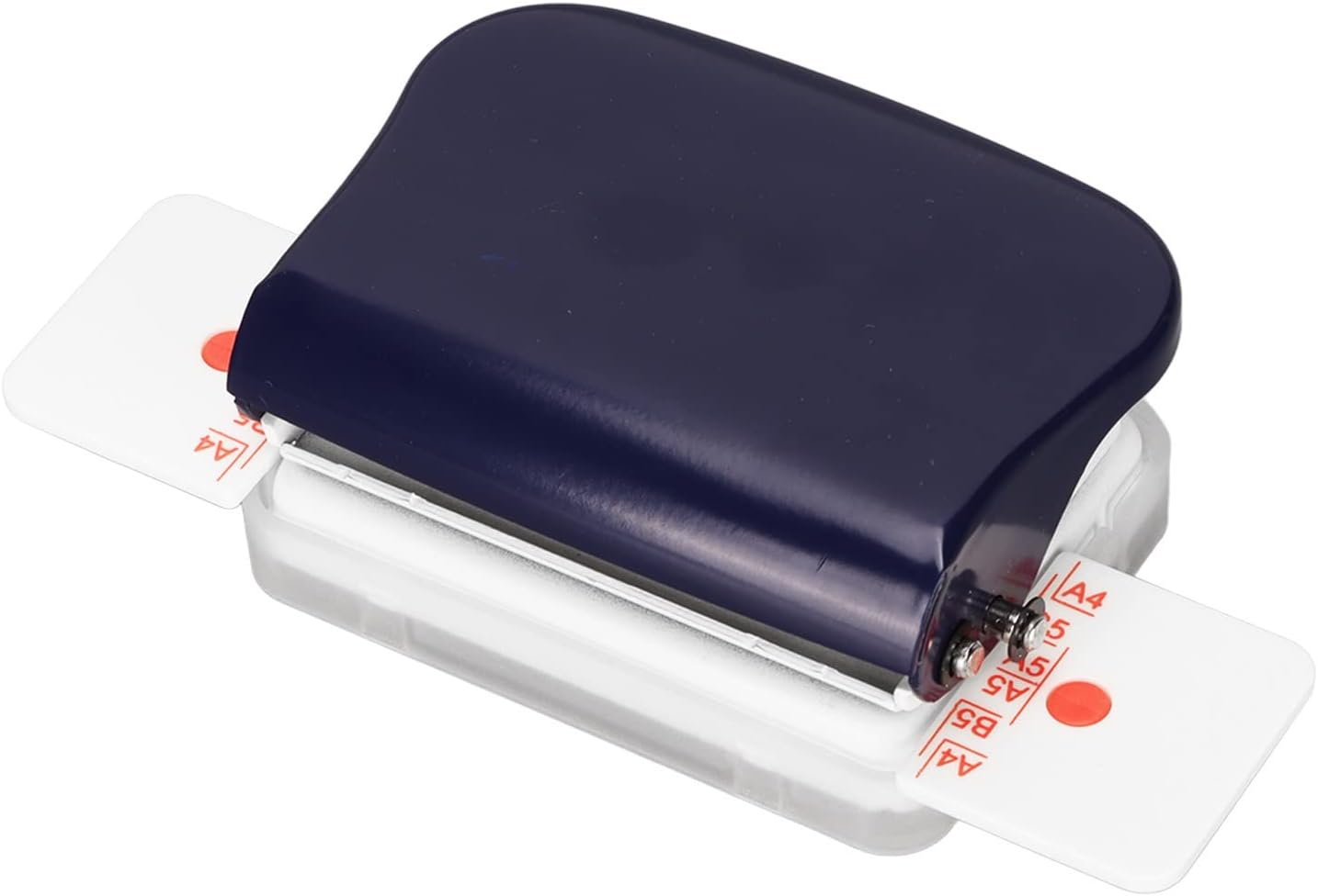 Mini Manual Binding Machines, 6 Holes Cinch Book Binding Machine, 5 Sheets of Paper, Coil Binding Machine for Home Office (Blue)