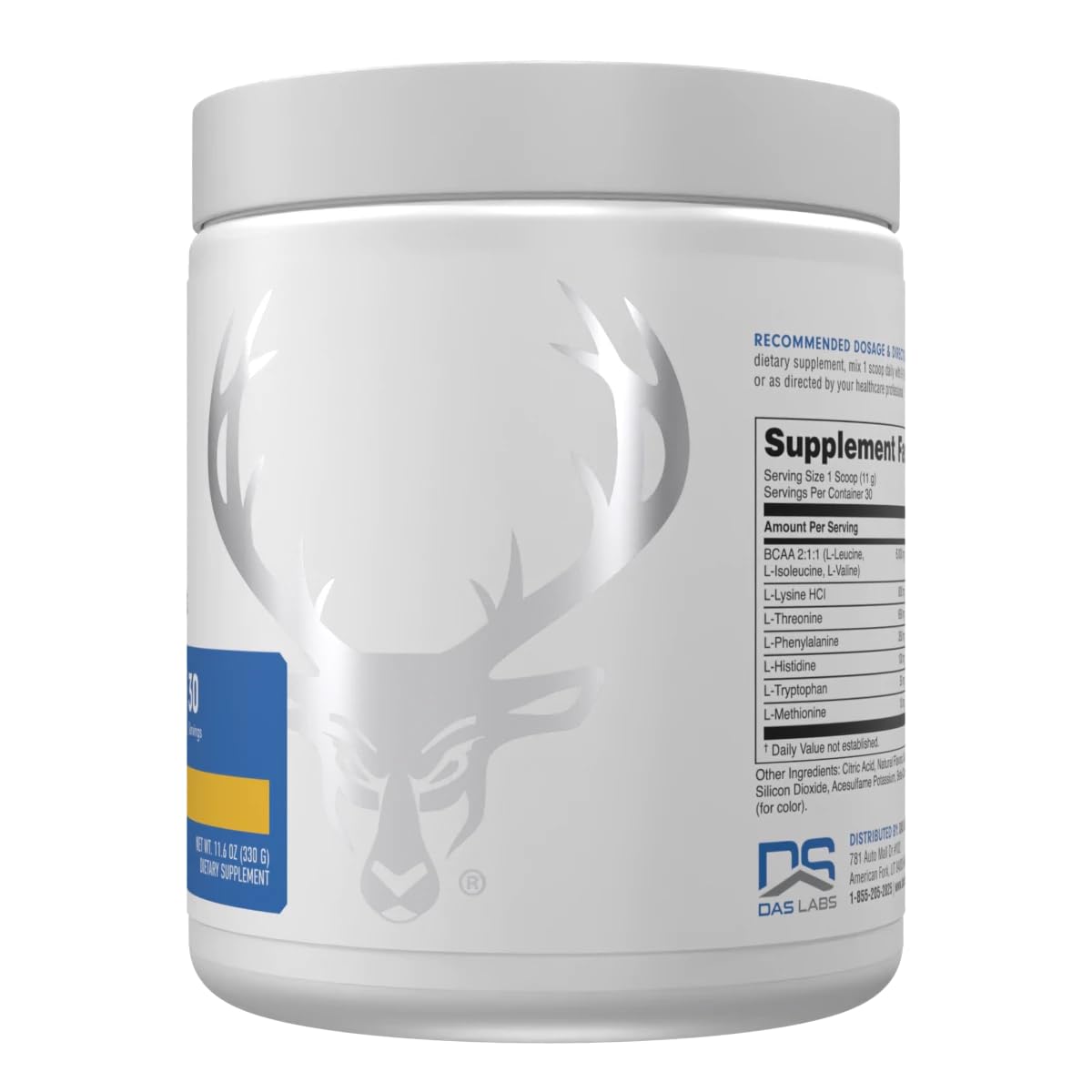 Bucked Up Essential Amino Acids - EAA Powder - Easy Mix, Non Clumping Formula - for Pre/Intra Workout - Mandarin Flavor - 30 Servings - 11.6 oz — Amazon image 2