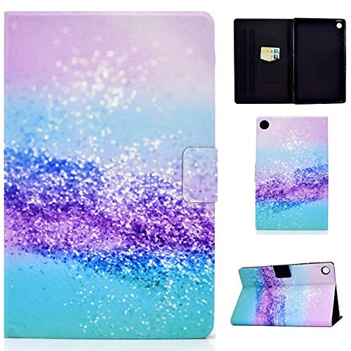 Funda para Huawei MatePad T10S T10 2020 Tableta Ligera Cuero de PU Lindo Soporte Antideslizante Funda para Billetera con Tapa con Huawei MatePad T 10S / T 10 Tarjetero (Color Arena)