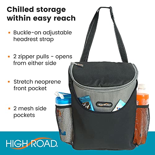 High Road Snackstash Car Seat Back Organizer And Insulated Cooler Bag With Storage Pocket And Bottle Holders #TOP5