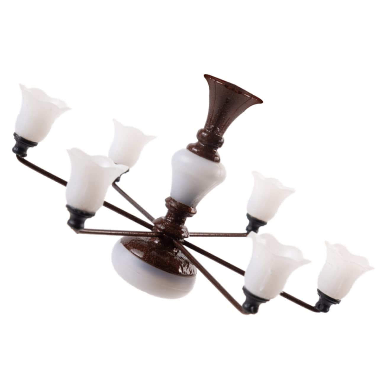 jojofuny Miniature Ceiling Lamp for Sand Table Decoration Warm Material for -Landscape and Mini House Scenes Chic and Romantic Atmosphere