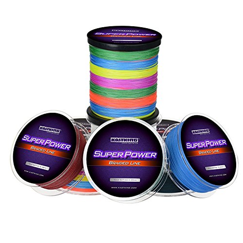 Kastking Superpower Braided Fishing Line,Ocean Blue,50 Lb,547 Yds #TOP5