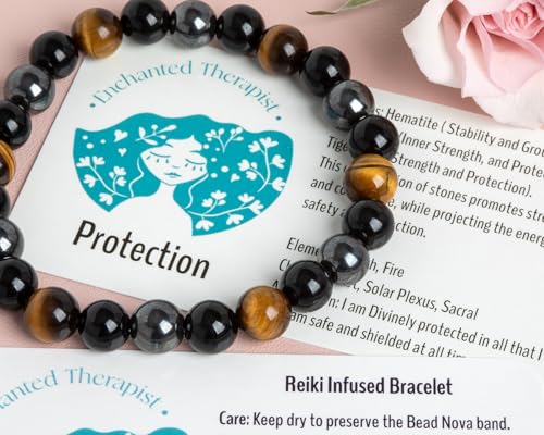 Reiki Infused Protection Bracelet, Energy Bracelet, Reiki Gift, Reiki jewelry, Gemstone bracelets, Crystal bracelets2