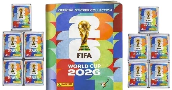 Generico FIFA WORLD CUP 2026 Album + 10 Bustine di Figurine