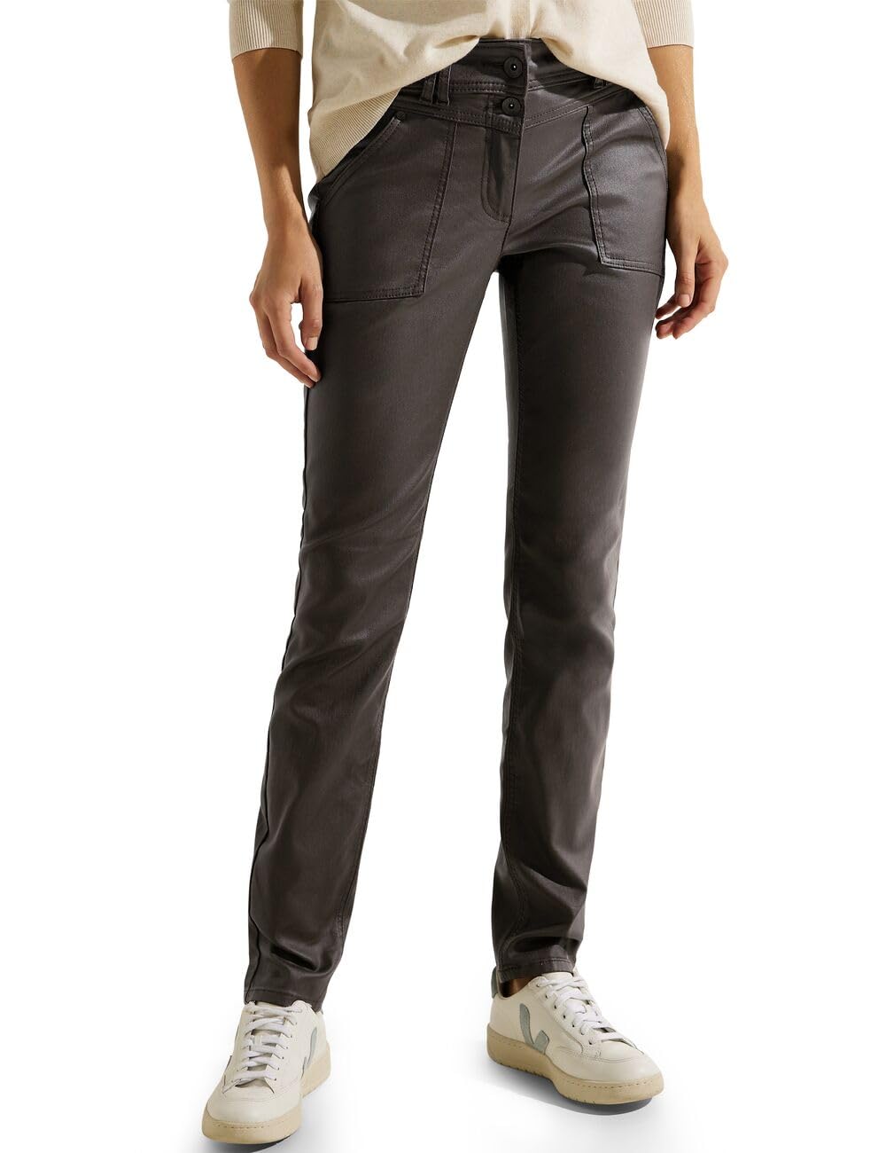 Cecil Hose Slim mit Beschichtung