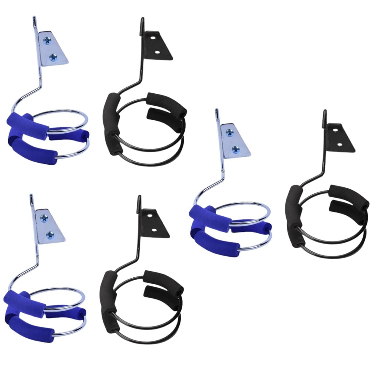 SHERCHPRY 3 Sätze Haartrocknerhalter Lockenwickler Haartrockner-organizer Halter Für Die Aufbewahrung Eines Haartrockners Wandregal Für Haartrockner Fönständer Rostfreier Stahl 2 Stück * 3