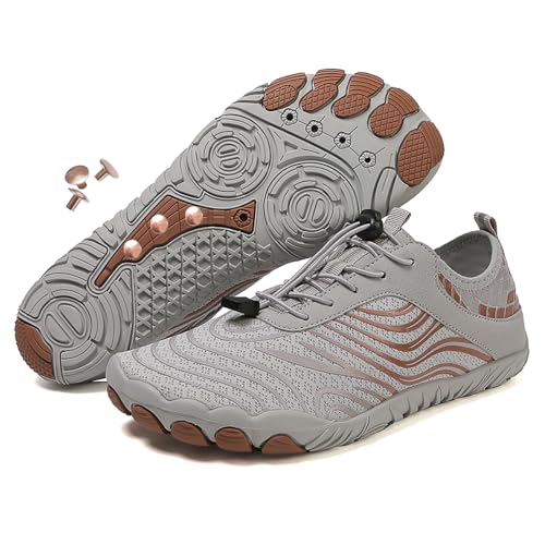 Zapatos de puesta a tierra con cobre Zuretos para caminar descalzo para mujeres y hombres, con neuropatía, zapatos de agua ligeros y antideslizantes, 37 EU