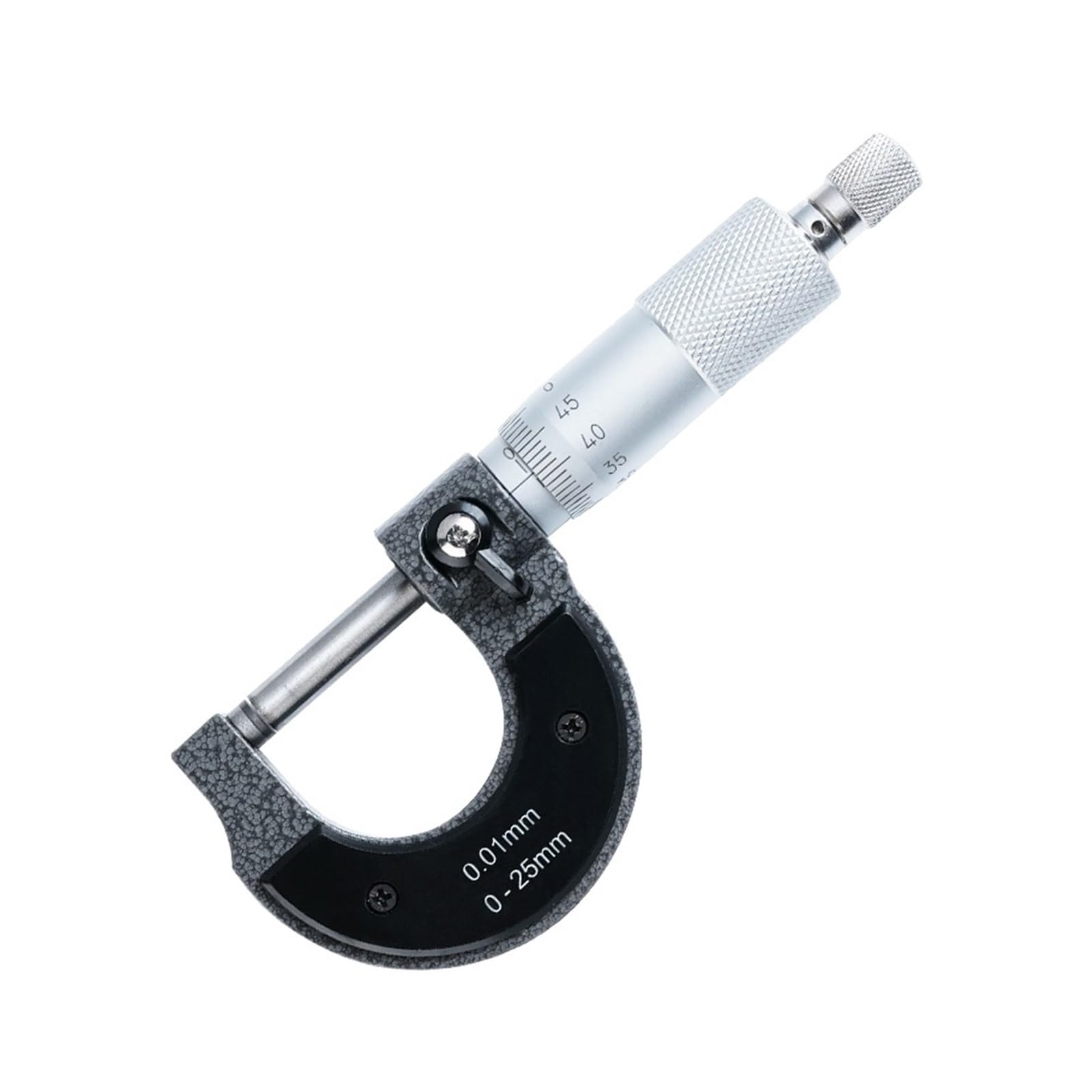 Juego de micrómetros, Micrómetro de precisión 0 a 25 mm, calibre métrico exterior,001, herramienta medición micrométrica, micrómetro externo, calibradores micrométricos para bricolaje/hogar(25-50mm)