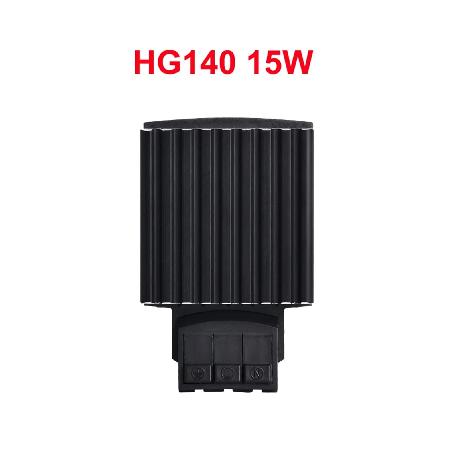 1 Stück HG140 15 W 30 W 45 W 100 W Industrieschrankheizung 35 mm Din-Schienen-Heizlüfter Sermiconductor-Heizung Arbeit mit Thermostat(HG140 15W)