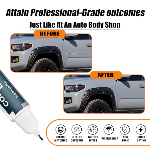 Image of 1D6 Silver Sky Metallic Touch Up Paint for Toyota, Car Paint Pen Scratch Repair Two-In-One Touch Up Paint, Premium Car Scratch Remover for Deep Scratches