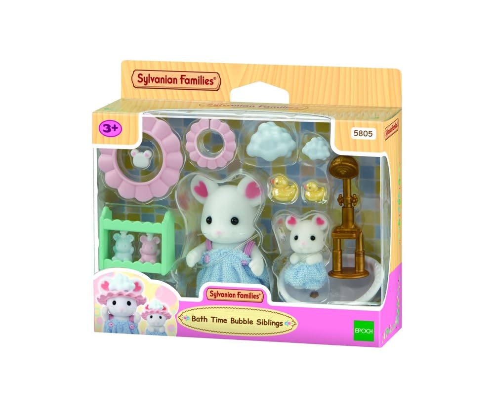 Sylvanian Families - Bath Time Bubble Siblings 5805