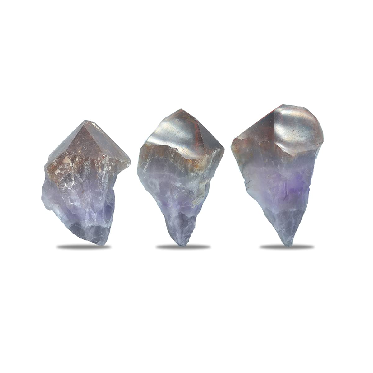 Pietra a mano in cristallo naturale Super 7 Ametista Brasile lunga 3-4 cm, almeno 20 grammi - un pezzo