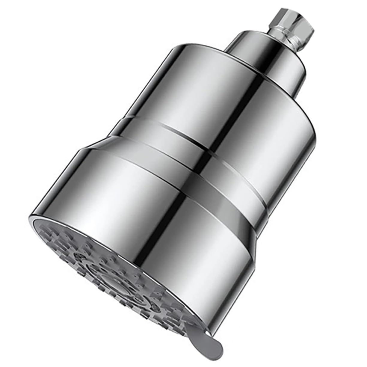 Duschkopf Wasserfilter mit Verstellbarem Winkel, Silber, Abs und Metall