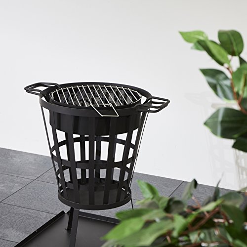 Ultranatura Grill Extension includes Grill Grate for Fire Baskets