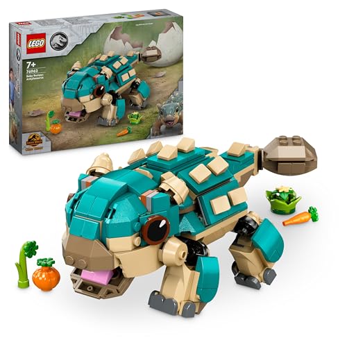LEGO Jurassic World Bumpy Bebé: Ankylosaurus Dinosaurio de Juguete, Figura...