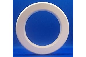 Round Foam Wreath, Styrofoam EPS Polystyrene for Craft Decoration 14, 16 & 18 Inch