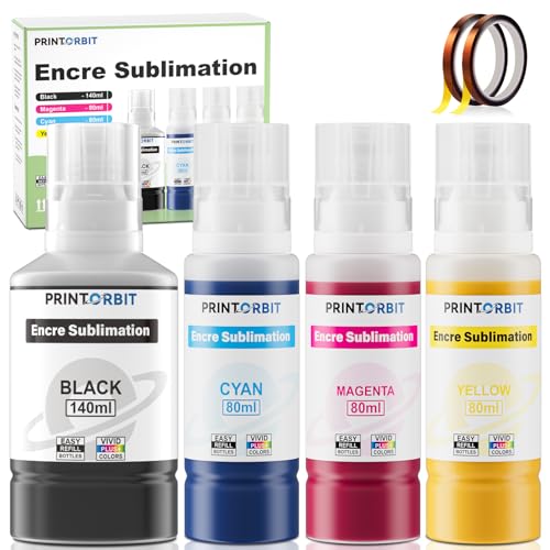 Encre sublimation haute densité pour EcoTank ET-2861 et ET-2870