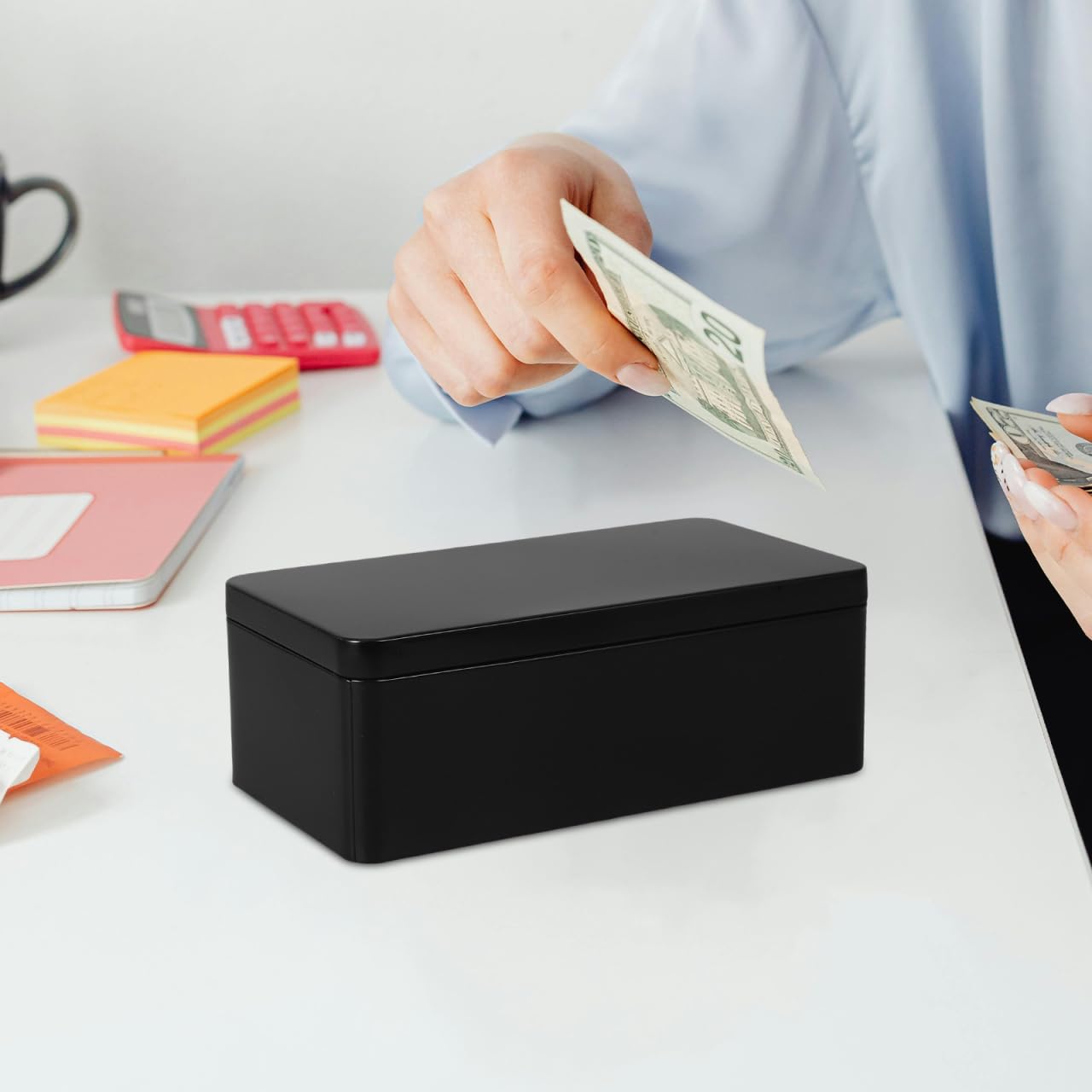 PRETYZOOM Weißblech-Aufbewahrungsboxen 2 Stück 7.09X3.86X2.56In Metall Aufbewahrungsbox Mit Dichtem Verschluss Für Tee Hochzeitssüßigkeiten Und Geld – Vielseitige Metallbox Für Küche Und Party