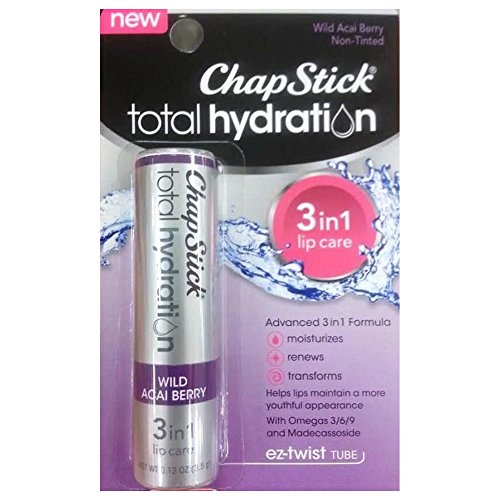 ChapStick Total Hydration 3-in-1 Lip Care - Wild Acai Berry