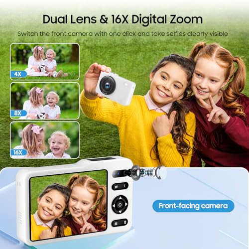 64MP Dual Lens Autofocus Point and Shoot Digital Camera - image 2