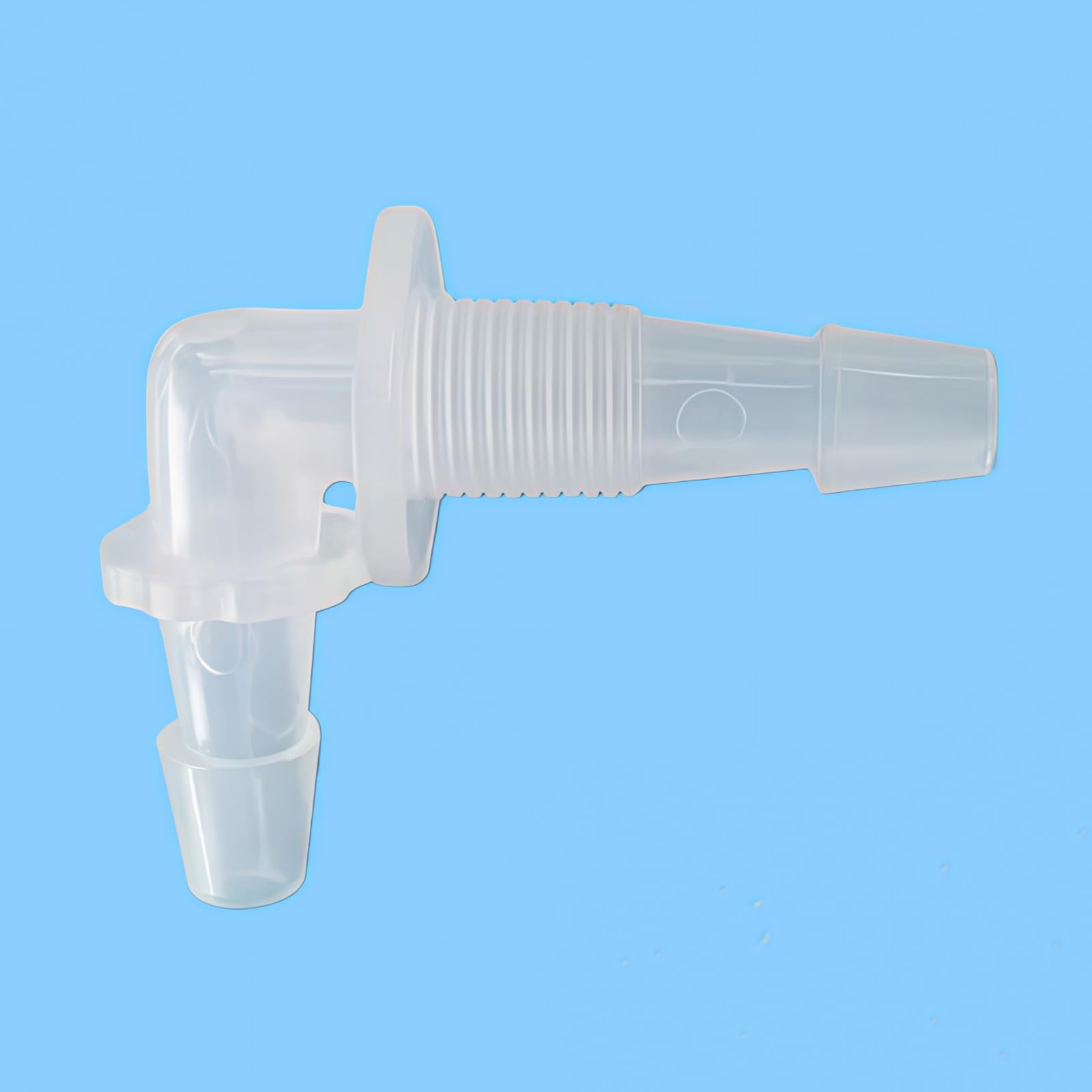 Accesorios de mamparo de 5,6 mm, conector de manguera de plástico reutilizable con tuerca roscada macho de 1/8 G para laboratorios, diseño igual, ideal para transferencia de fluidos