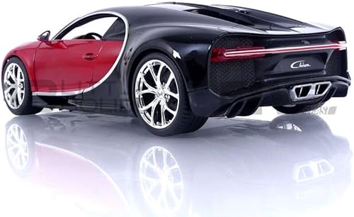 Miniatura 4 de Bburago – 11040r Bugatti Chiron – 2016 – Echelle 1: 18 – Rojo