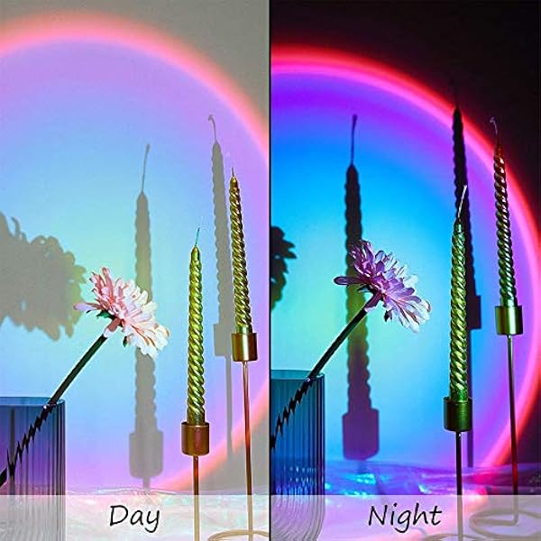 Regenboog Tafellamp Regenboog Projectielamp Led Licht Romantisch Nachtlampje Projector Voor Feestslaapkamer Decor Foto'S Maken Live-Uitzending