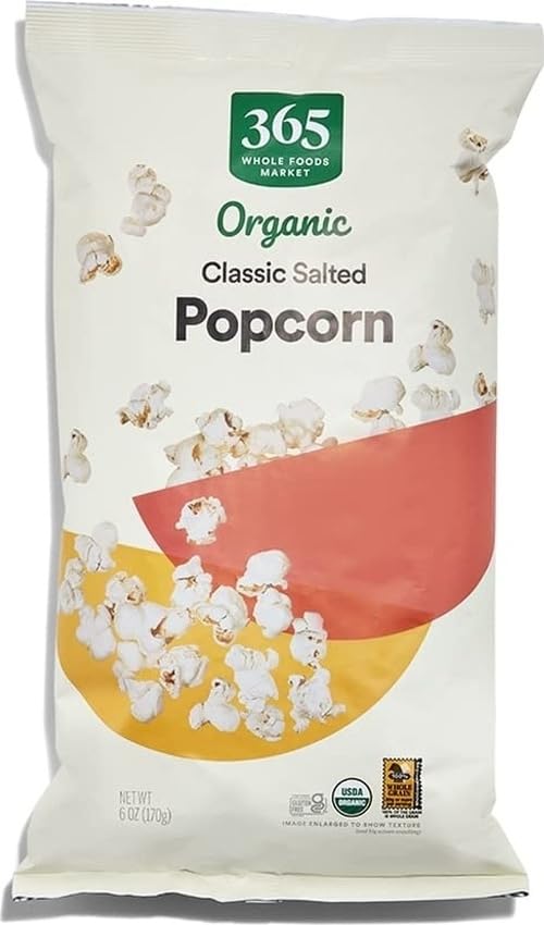 Image of 365 by Whole Foods Market, Organic Classic Salted Popcorn, 6 Ounce