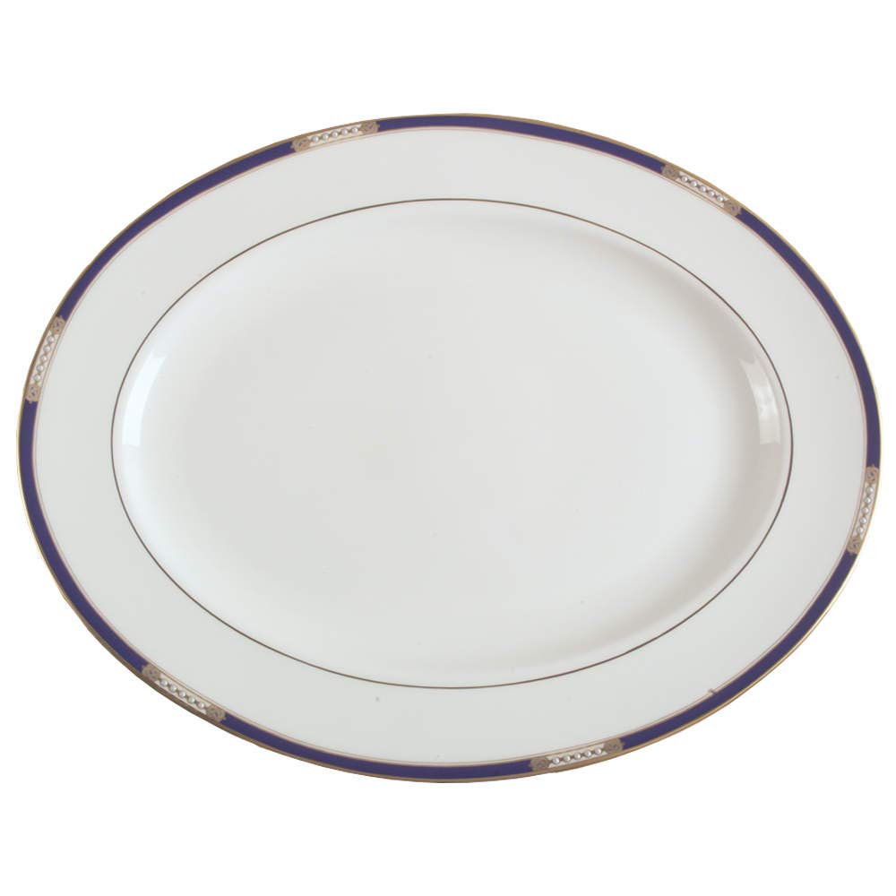 Grand plateau Lenox Royal Treasure en porcelaine fine pour le service de table