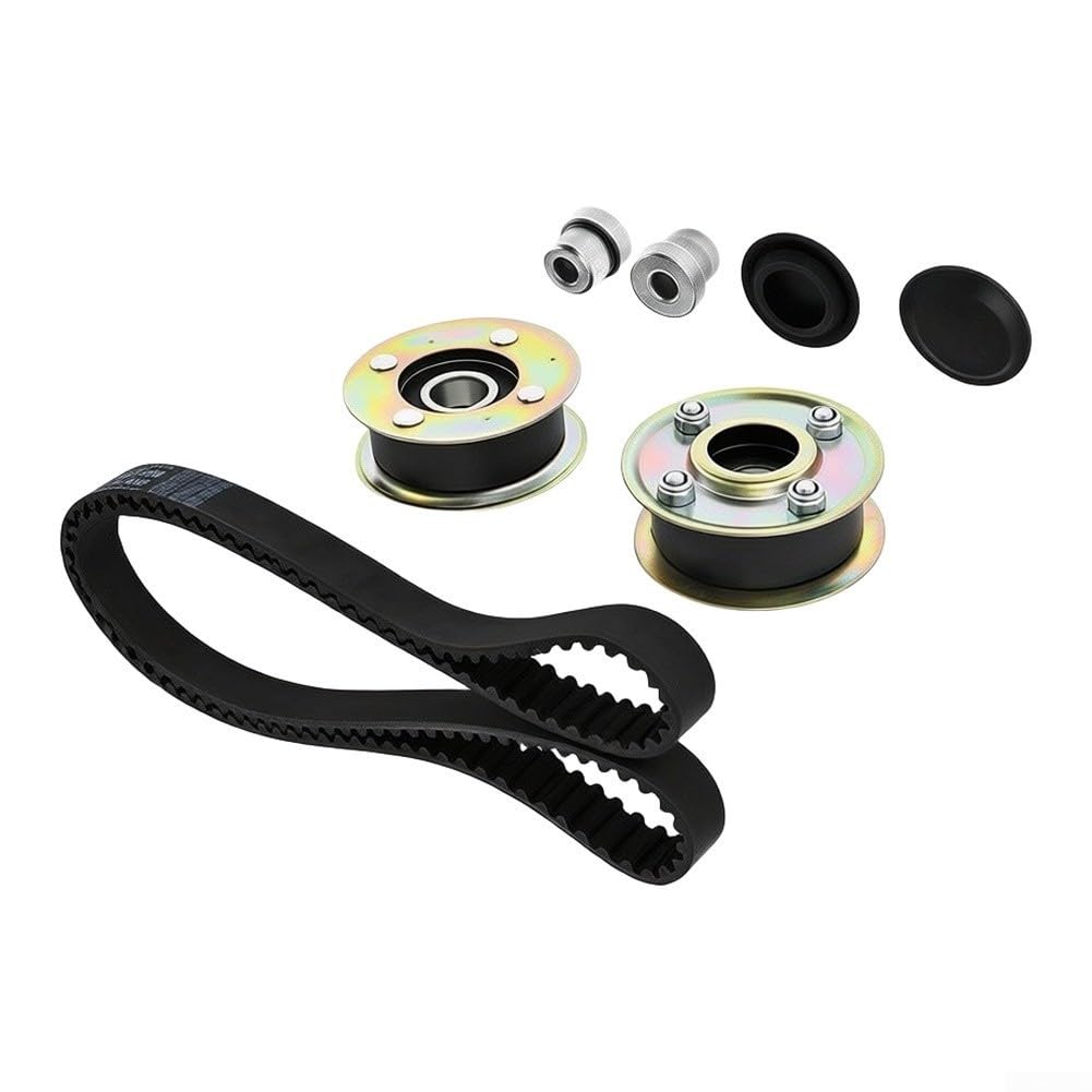 Kit Puleggia Folle e Cinghia Dentata per Toro per exmark Walk-Behind Metallo Gomma 140 Denti