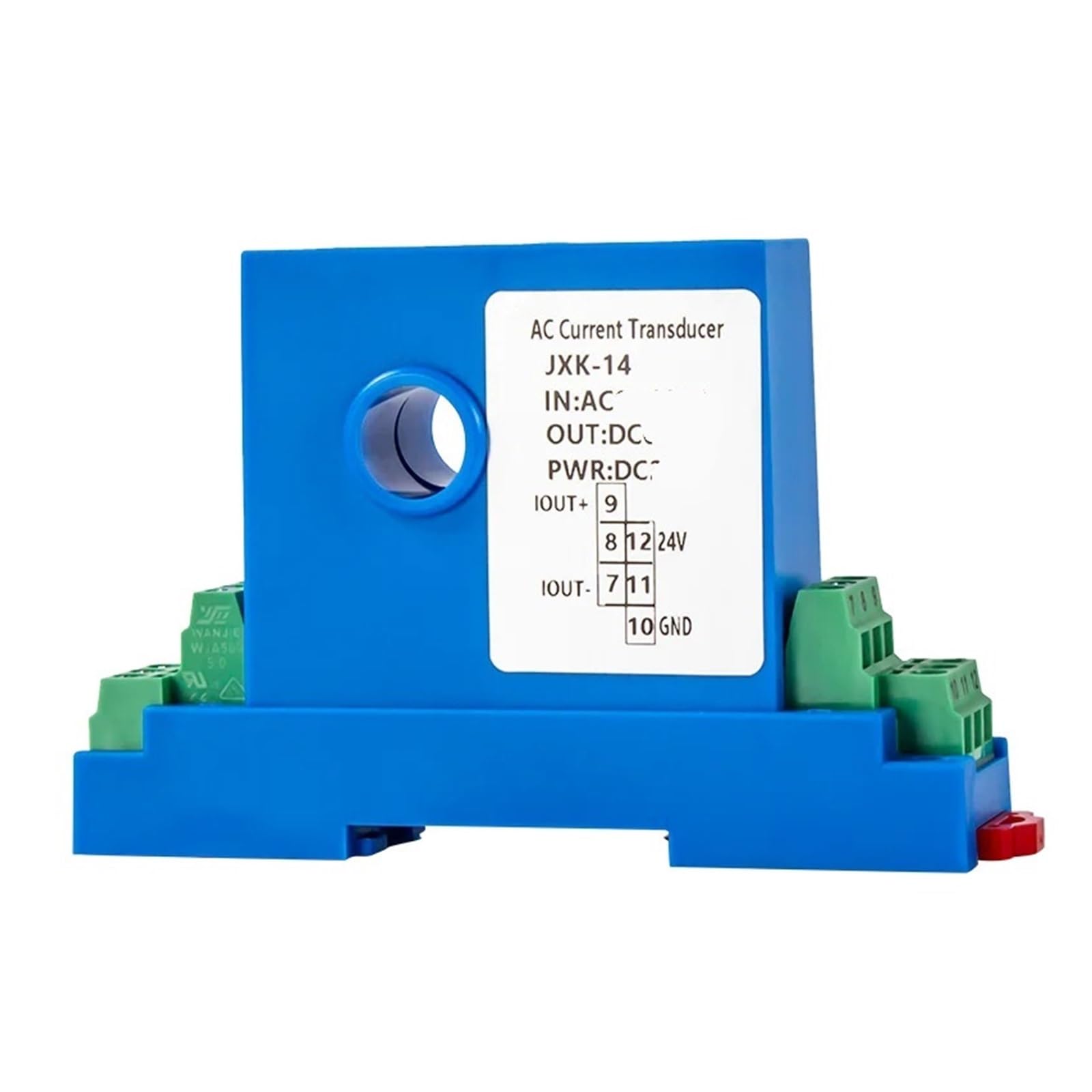 Current sensors, AC220V Aperture 4MM AC DC Current Sensor 0-5A 10A Input 0-10V 4-20mA Output Analog Signal Converter(Dc 010a,420mA)