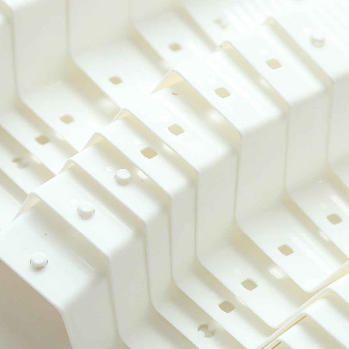 4 Organizador Panal de Juegos Cajones Plástico Blanco para Ropa Interior | Diseño Móvil y Ahorra Espacio, Separa Leggings y Bras en Armario Cama